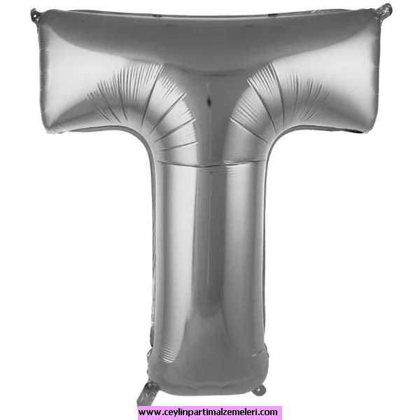 T Gümüş Folyo Balon